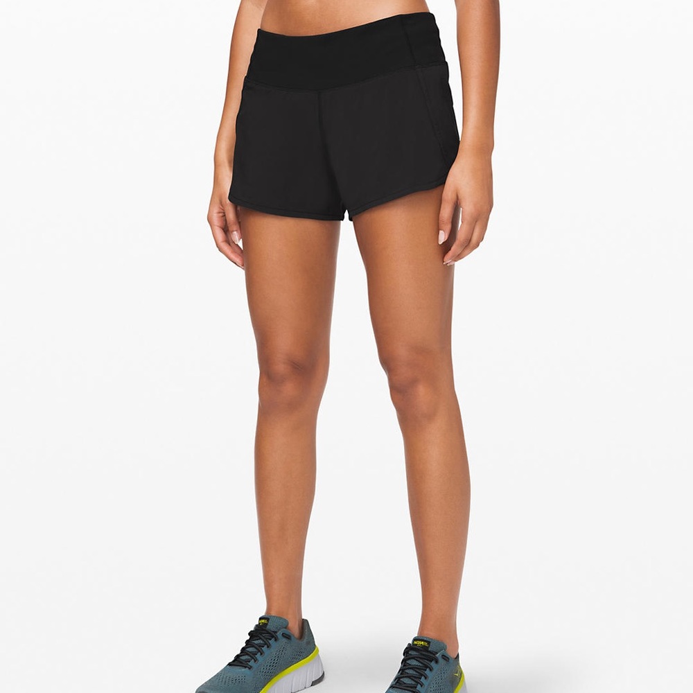 Black lululemon run times short II 4 in